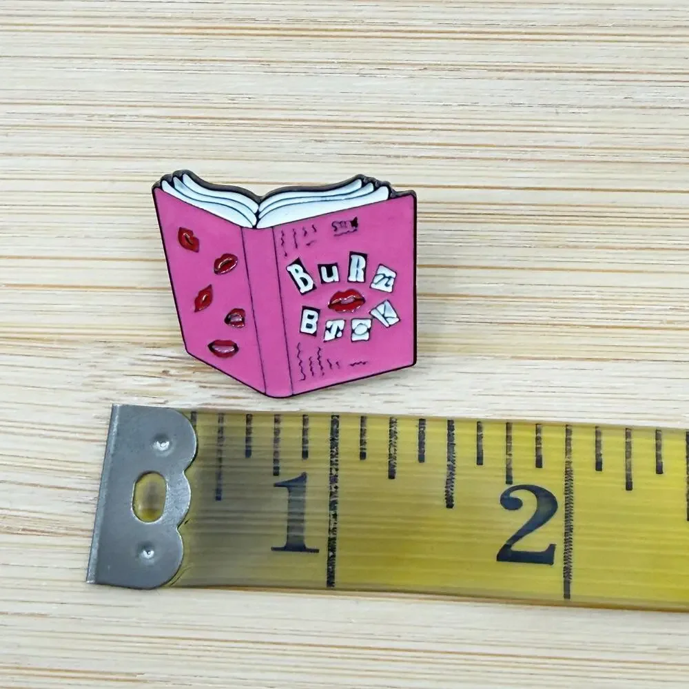 Burn Book Enamel Pin – Mean Girls Inspired Gift – Funny Pop Culture Lapel